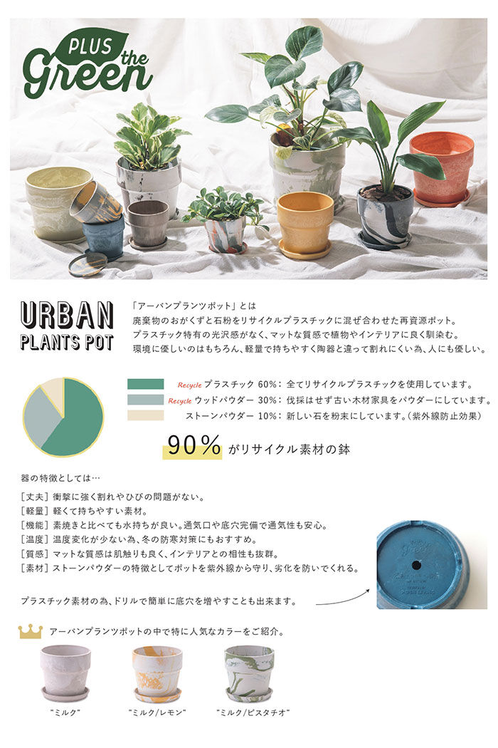 BACKYARD FAMILY「植木鉢 プラスチック おしゃれ 5号 通販 鉢カバー 5号鉢 プランター プランターカバー 植木」|その他|