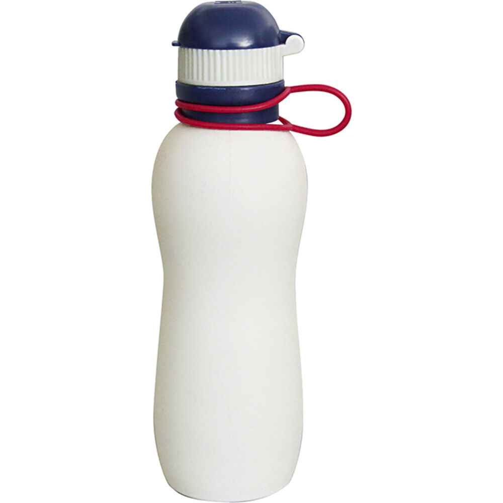 BACKYARD FAMILY「viv シリコンボトル 通販 水筒 500ml マイボトル 軽い 軽量 おしゃれ シリコン」|食器・キッチングッズ|ホワイト1