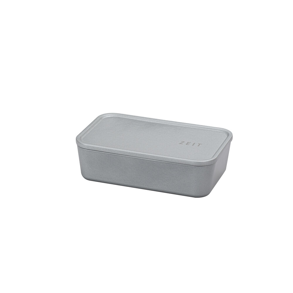 BACKYARD FAMILY「お弁当箱 ランチボックス 一段 800ml 大容量 通販 弁当箱 ランチBOX 1段 レンジ対応」|食器・キッチングッズ|シルバー1