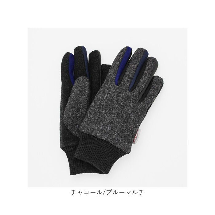 BACKYARD FAMILY「ハリスツイード 手袋 メンズ 通販 Harris Tweed グローブ 手ぶくろ」|手袋|