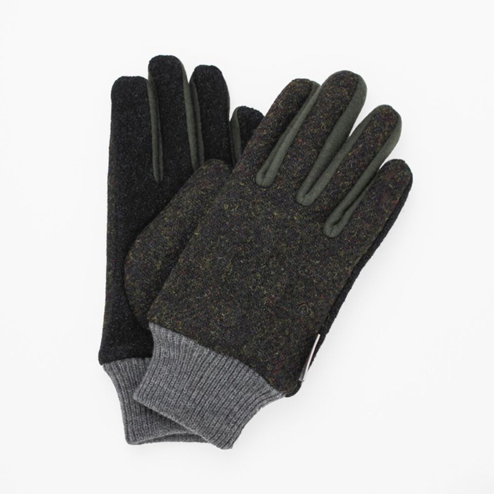 BACKYARD FAMILY「ハリスツイード 手袋 メンズ 通販 Harris Tweed グローブ 手ぶくろ」|手袋|グリーン1
