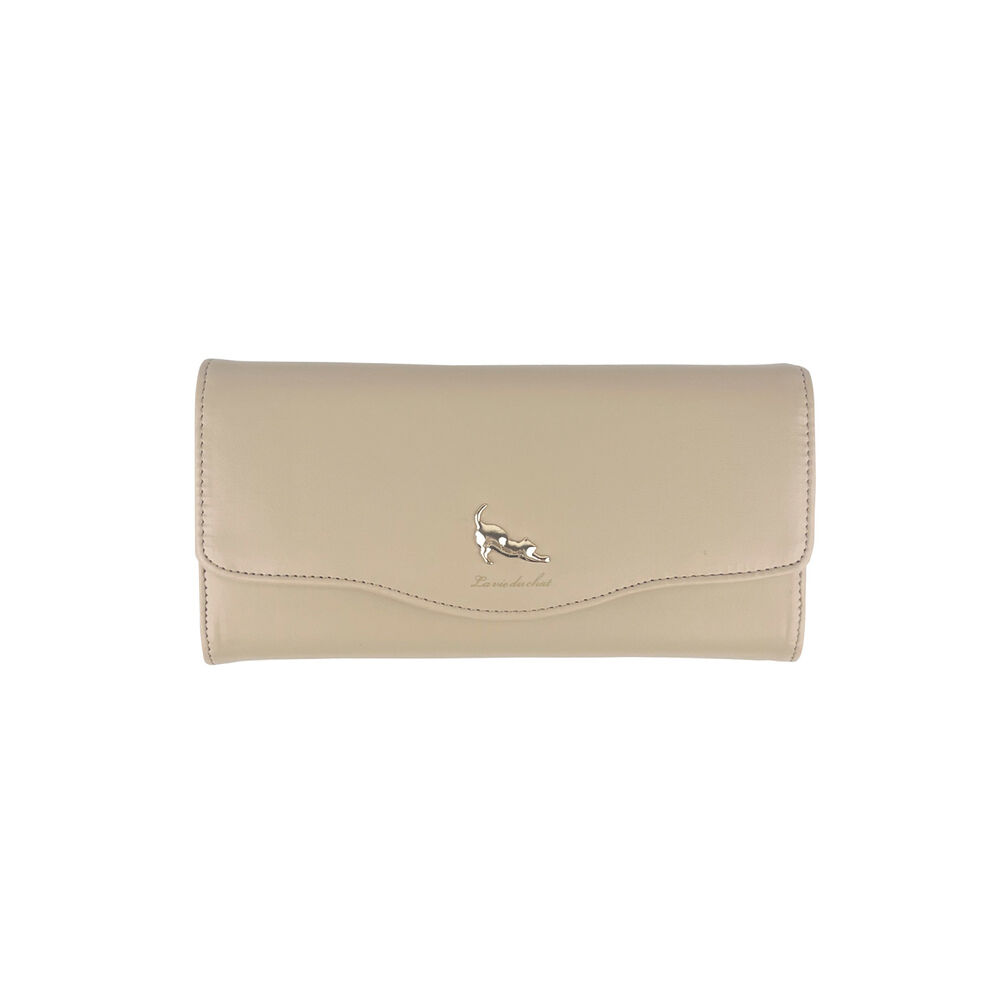 BACKYARD FAMILY「長財布 レディース 通販 財布 ウォレット ロングウォレット 長サイフ スリム 小銭入れ かぶせ」|財布|ベージュ1