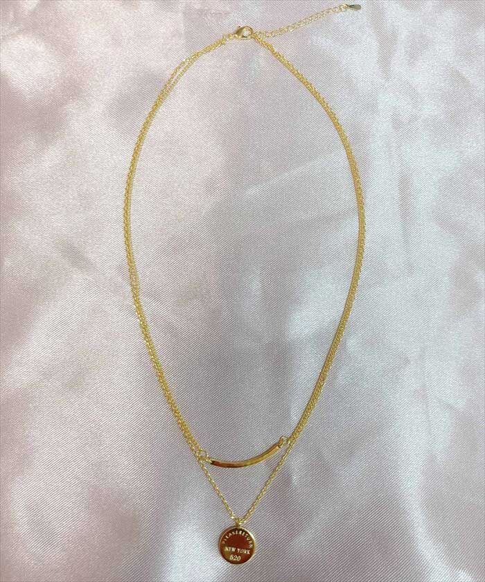 BACKYARD FAMILY「ネックレス レディース シンプル 通販 ペンダント 2連ネックレス コインネックレス」|その他|