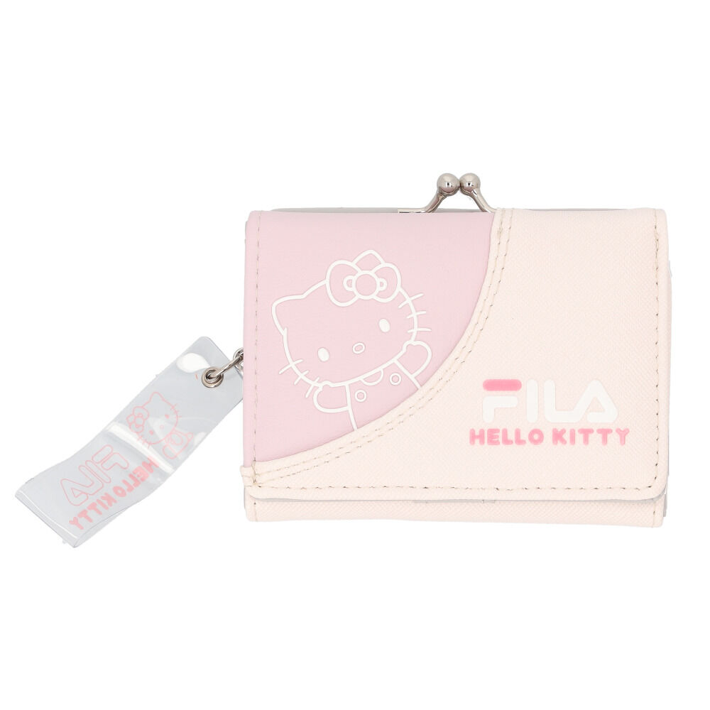 BACKYARD FAMILY「サンリオ 二つ折り財布 sanrio 通販 フィラ FILA 財布 がま口コンパクト財布 お財布」|財布|ホワイト1