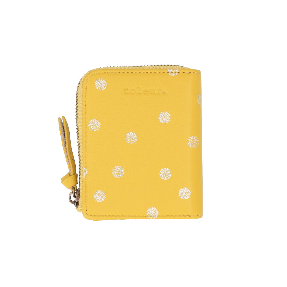 BACKYARD FAMILY「toleur 財布 トーラ ドット 通販 二つ折り財布 2つ折り財布 折財布 ミニ財布 コンパクト」|財布|イエロー2