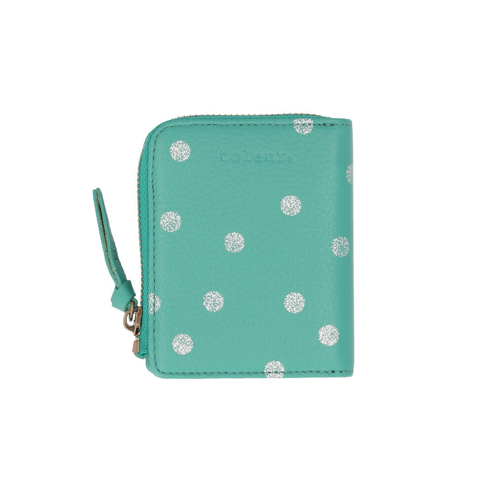 BACKYARD FAMILY「toleur 財布 トーラ ドット 通販 二つ折り財布 2つ折り財布 折財布 ミニ財布 コンパクト」|財布|グリーン2