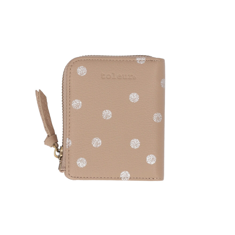 BACKYARD FAMILY「toleur 財布 トーラ ドット 通販 二つ折り財布 2つ折り財布 折財布 ミニ財布 コンパクト」|財布|ベージュ2