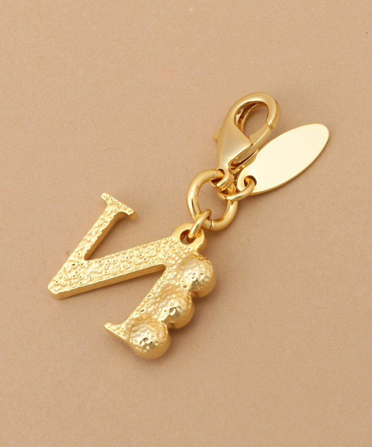 Samantha Thavasa「ビジューイニシャル ファスナーチャーム N」|チャーム・キーホルダー|