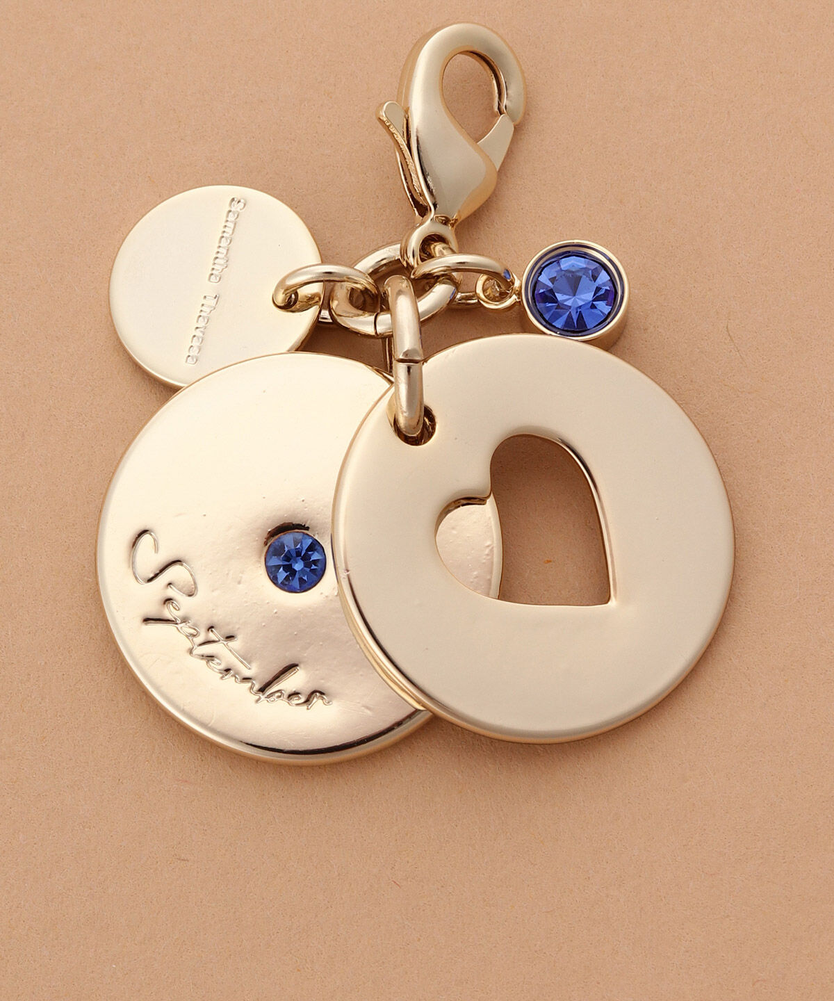 Samantha Thavasa「バースデーストーンカラービジューファスナーチャーム（9月）」|チャーム・キーホルダー|