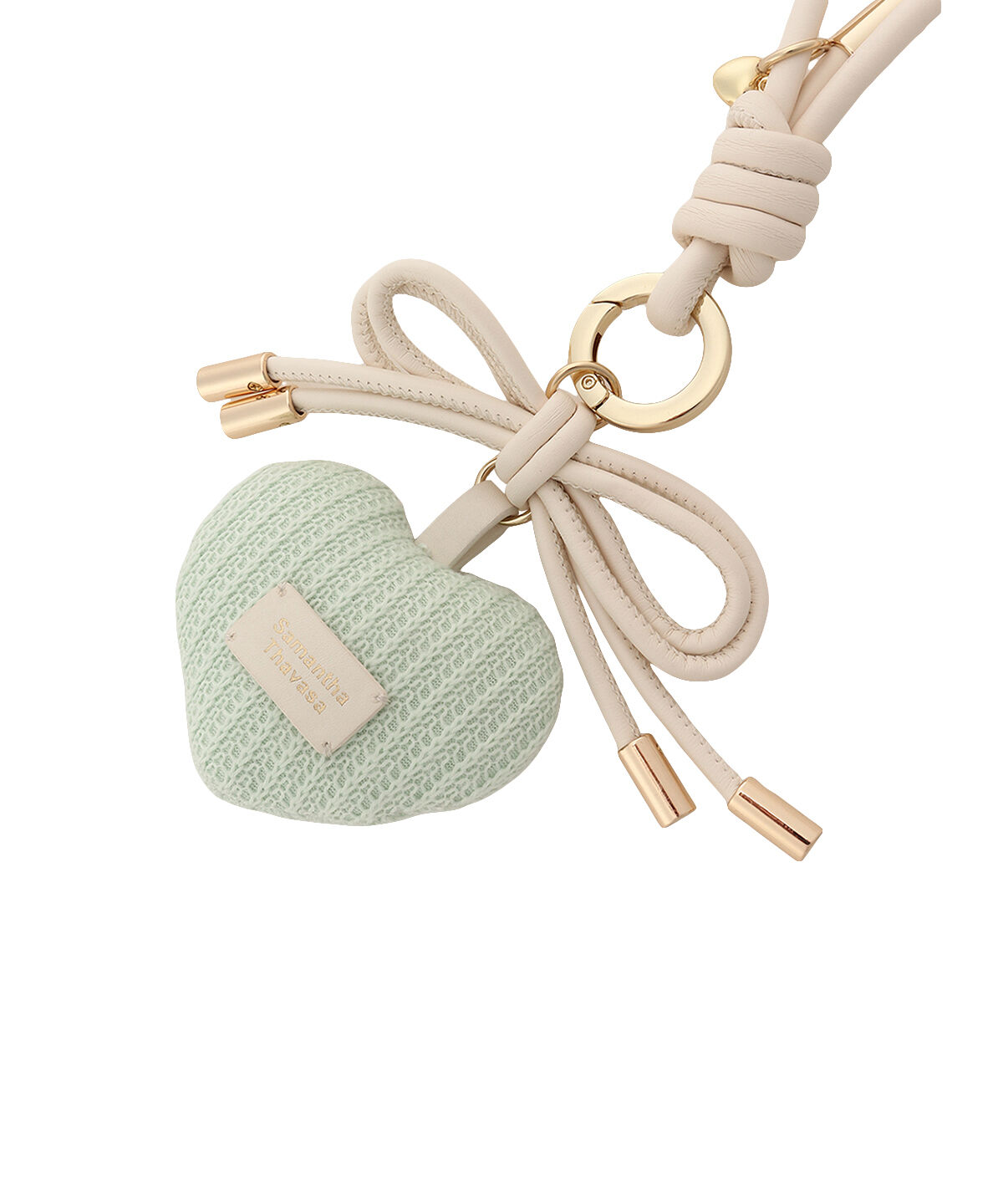 Samantha Thavasa「ハートモチーフリボンバッグチャーム」|チャーム・キーホルダー|