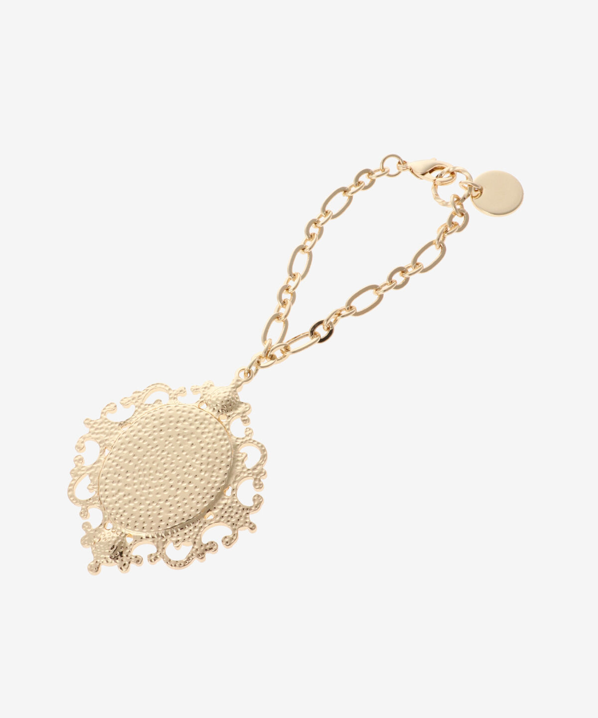 Samantha Vega「クリアカメオ風イニシャルチャーム（A）」|チャーム・キーホルダー|