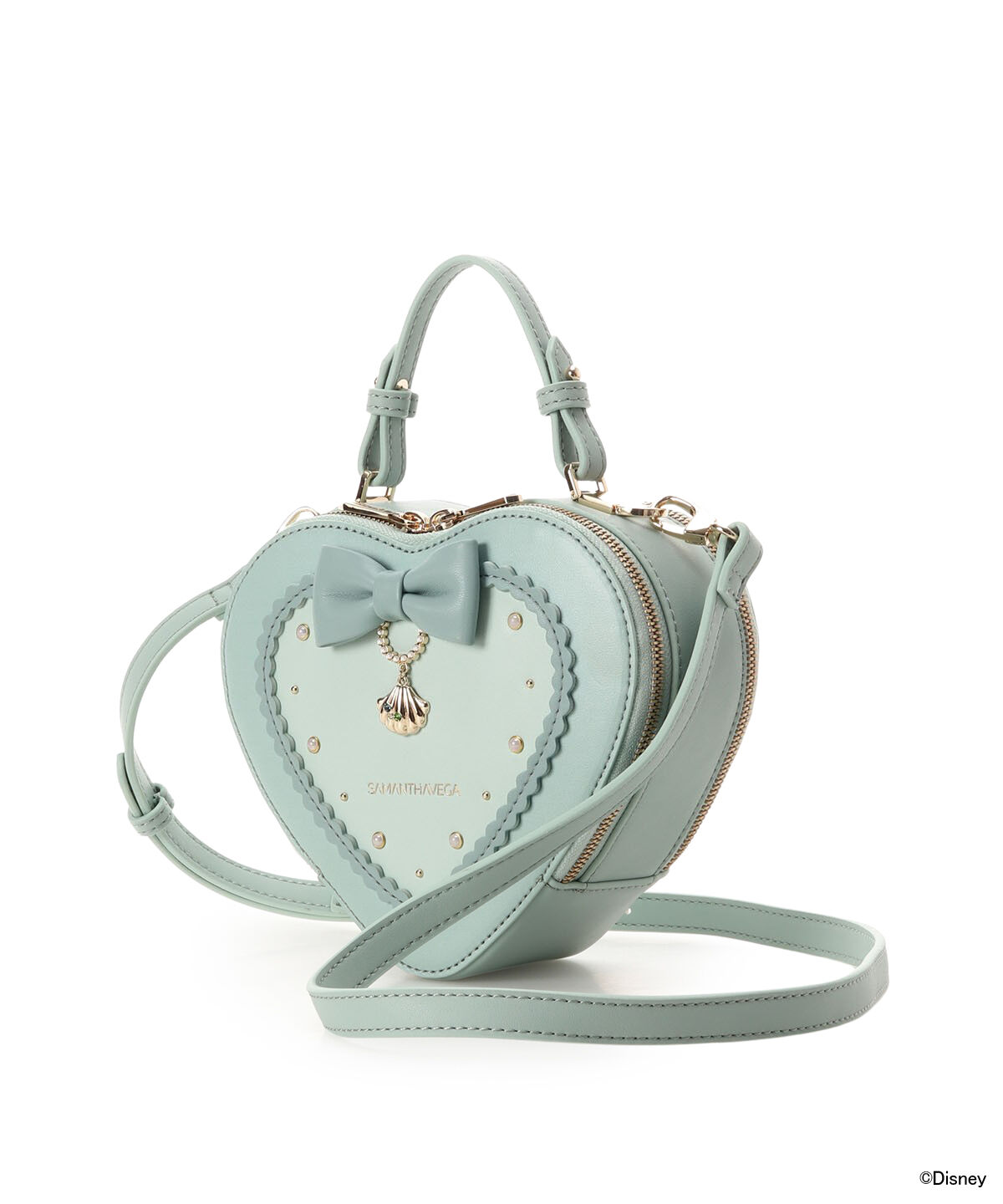 Samantha Vega「『ﾘﾄﾙ･ﾏｰﾒｲﾄﾞ』｢ｱﾘｴﾙ｣ｺﾚｸｼｮﾝ ﾊｰﾄ型ｼｮﾙﾀﾞ」|ショルダー・メッセンジャー|