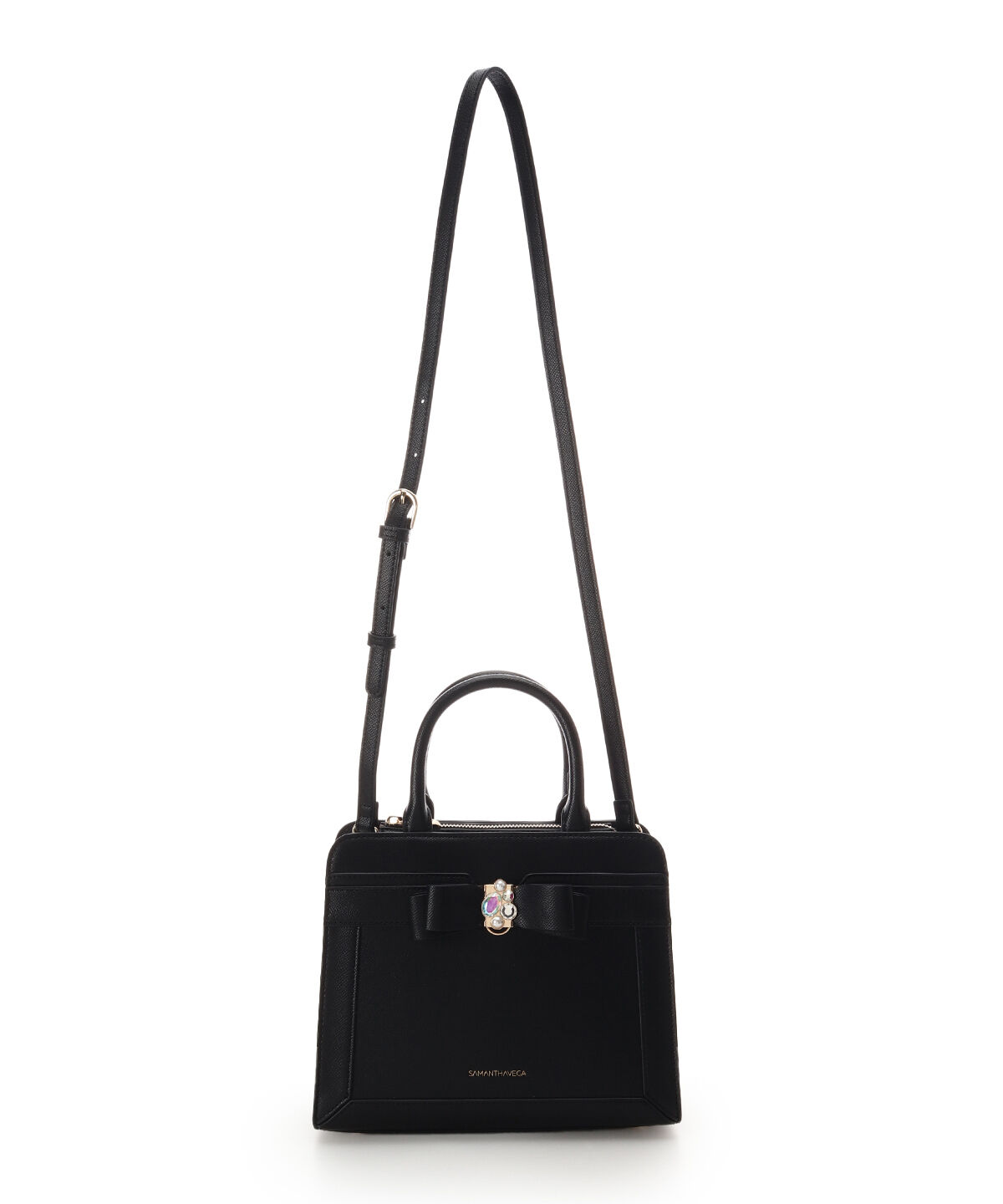 Samantha Vega「ジュエルリボンハンドバッグ」|ハンドバッグ|