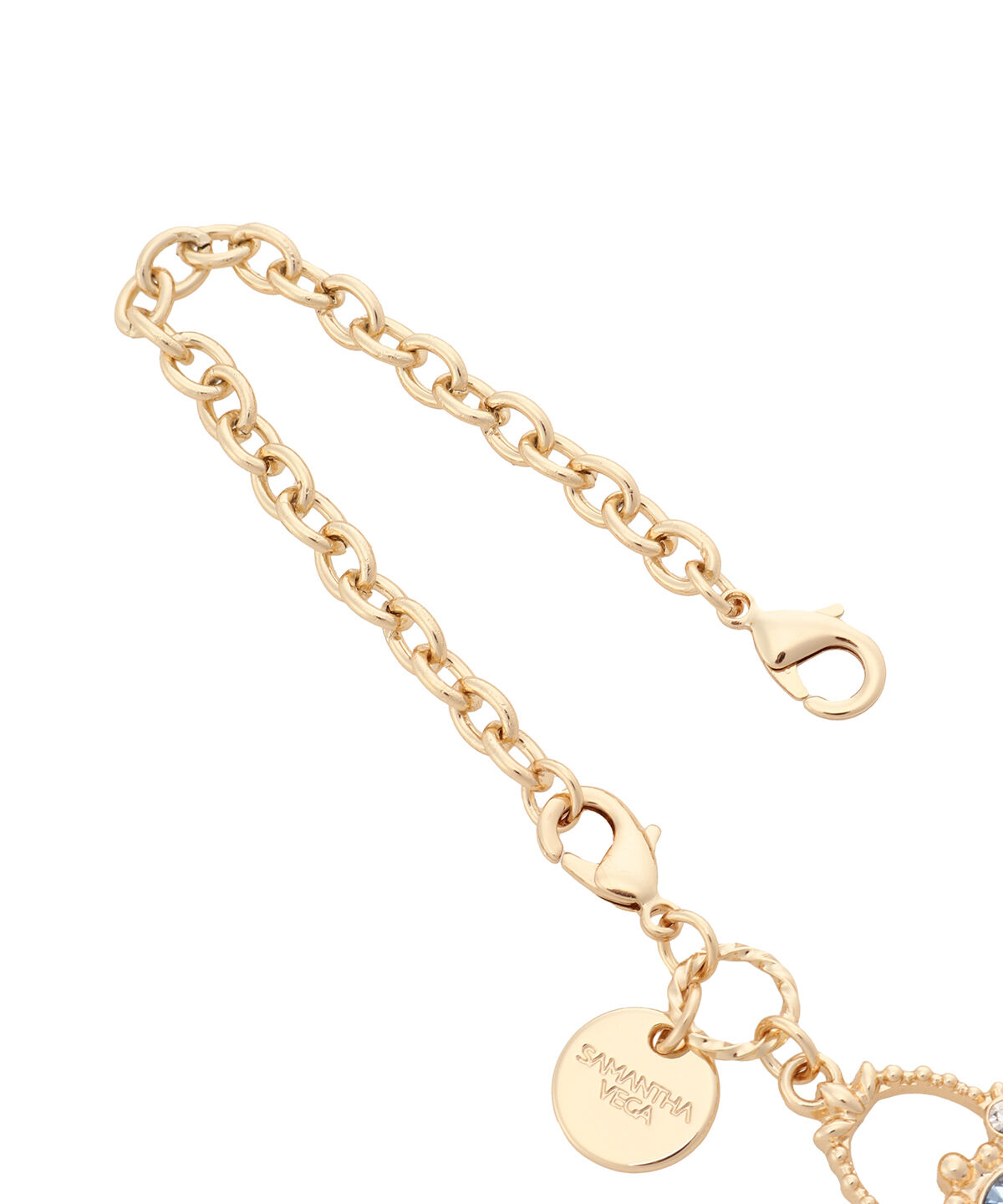 Samantha Vega「ビジューフラワーバッグチャーム」|チャーム・キーホルダー|