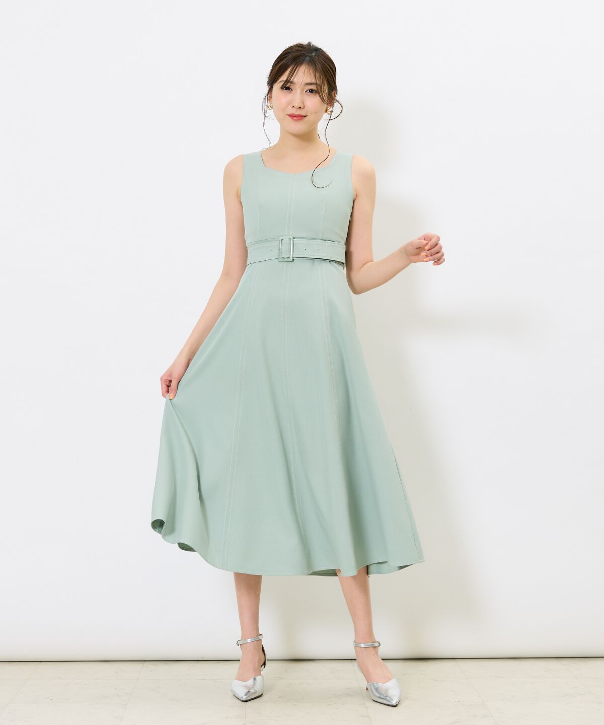 アンドクチュール「トレンチライクアンサンブルワンピース」|ワンピース|