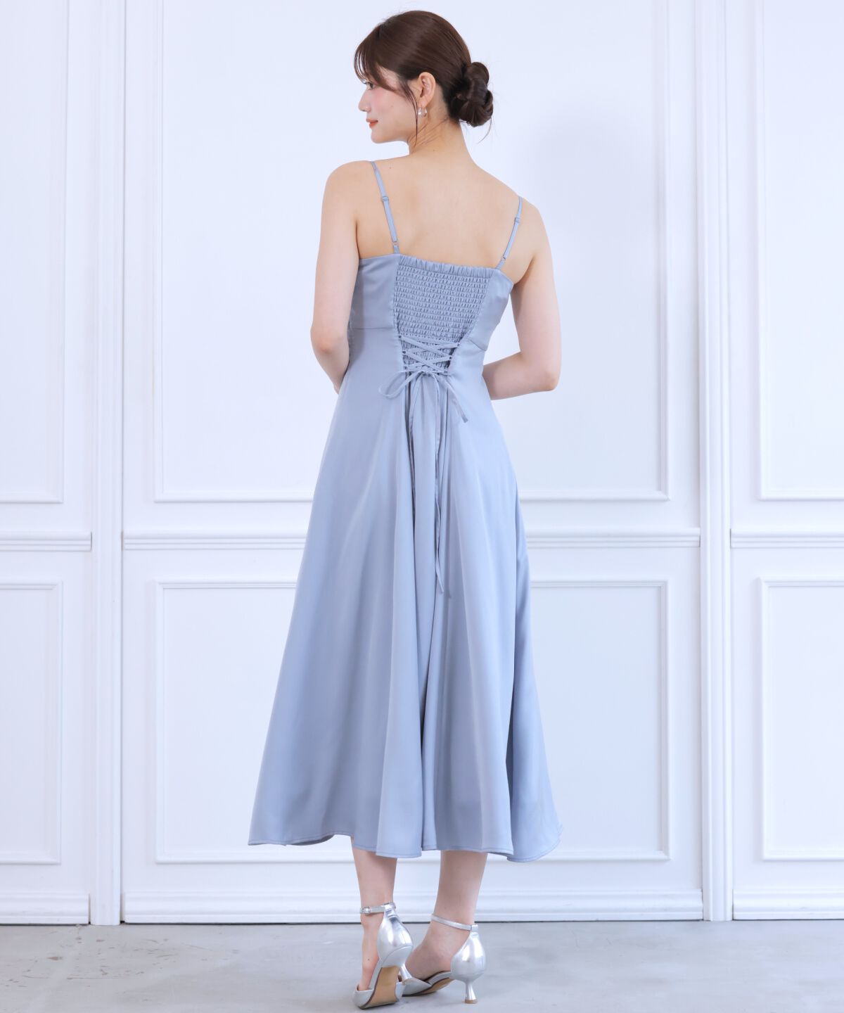 アンドクチュール「チュールケープセットドレス」|ドレス|