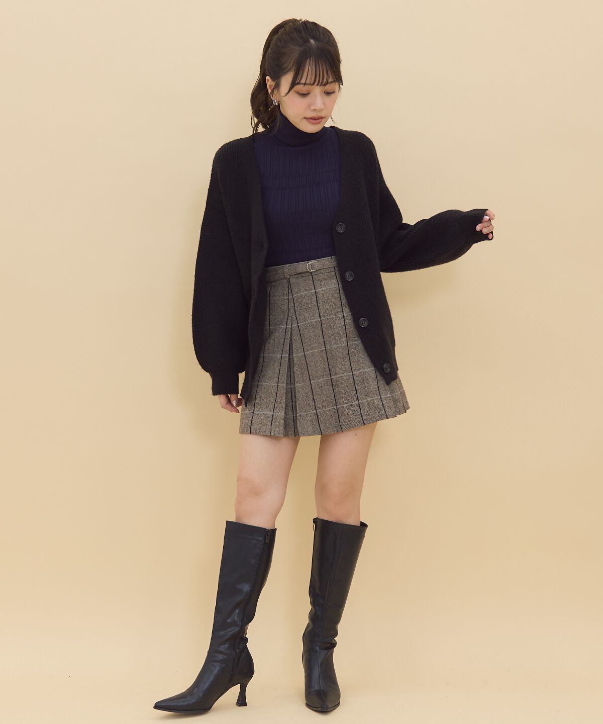 REDYAZEL「Vネックカーディガン」|カーディガン|