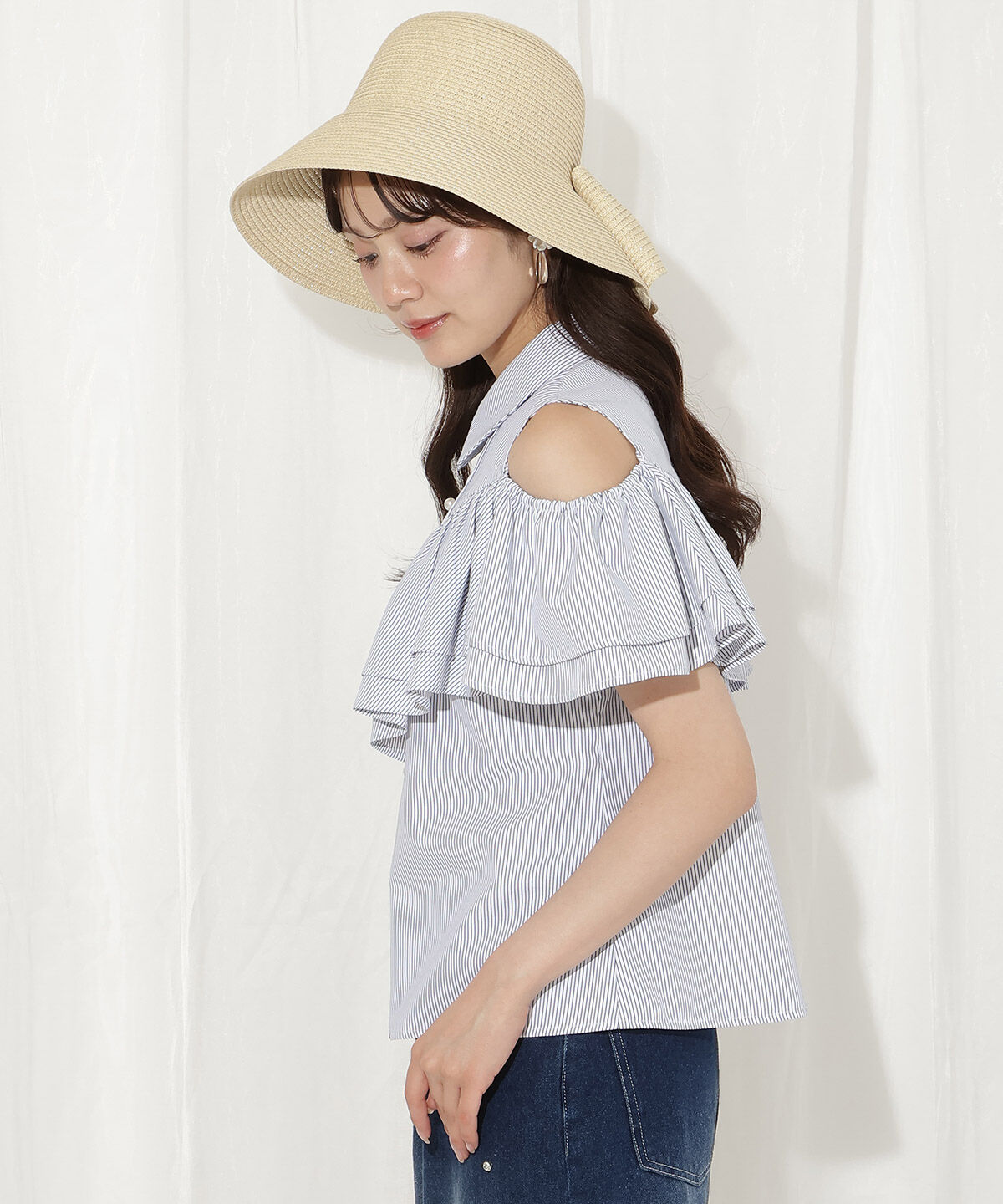 WILLSELECTION「2wayショルダーフリルブラウス」|シャツ・ブラウス|