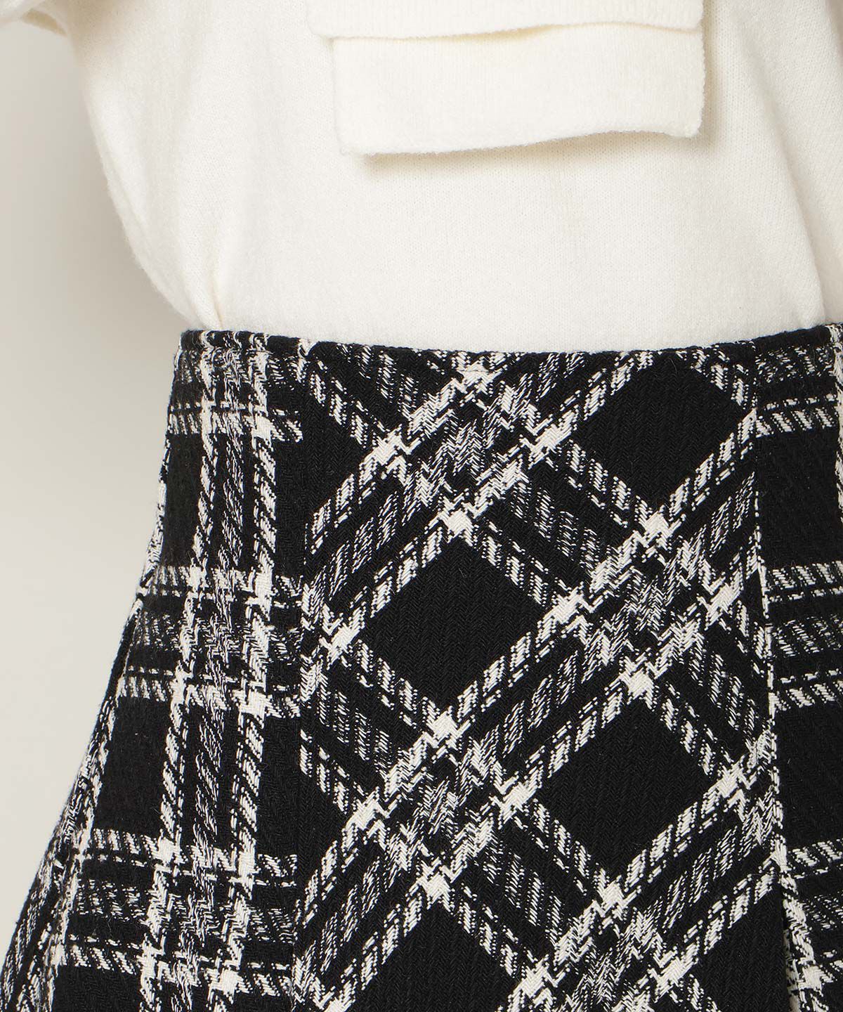 WILLSELECTION「ボックスプリーツミニスカート」|フレア|