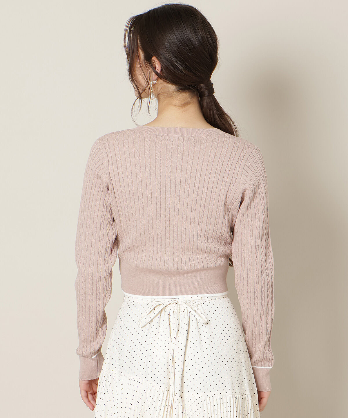 WILLSELECTION「ミニケーブルコンパクトカーディガン」|カーディガン|