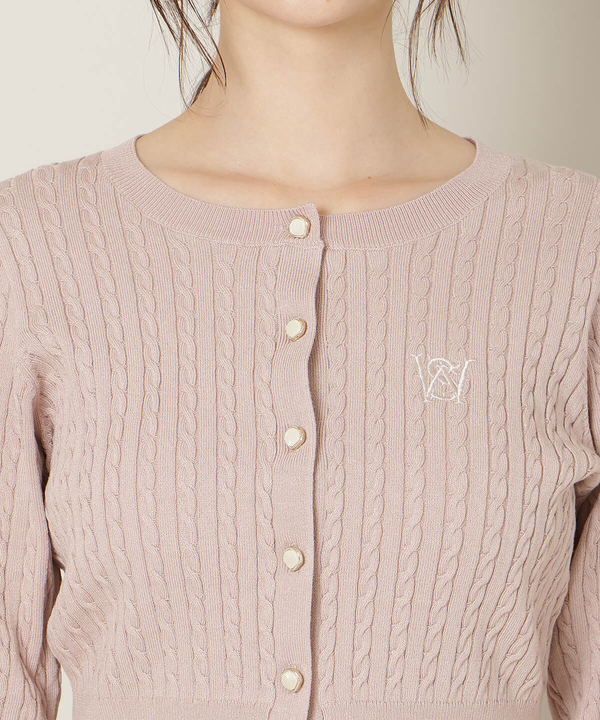 WILLSELECTION「ミニケーブルコンパクトカーディガン」|カーディガン|