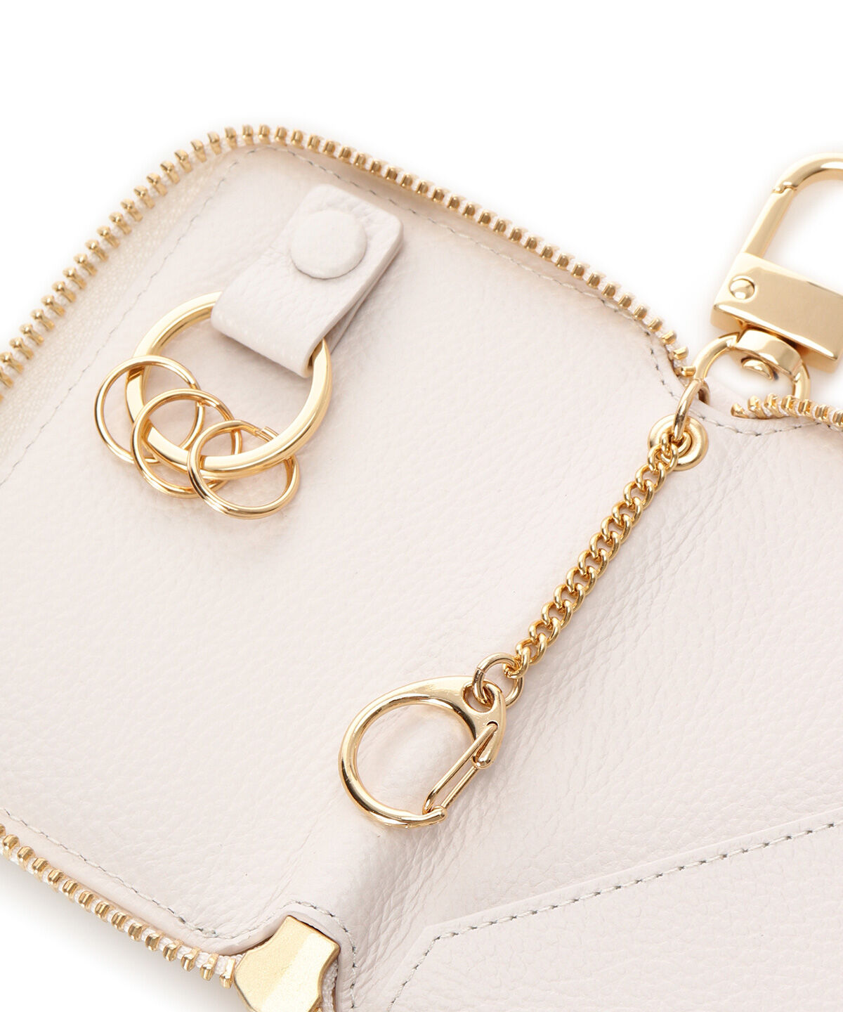 Samantha Thavasa Petit Choice「クリアハートビジュー キーケース」|キーケース|