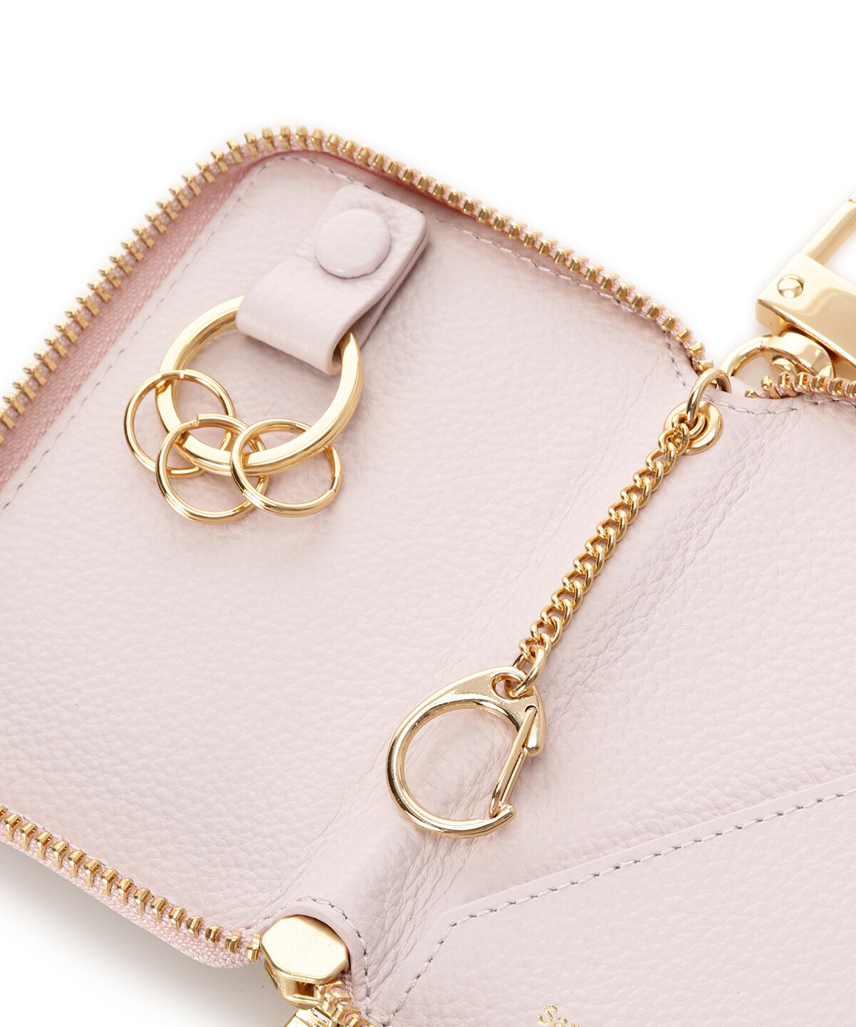 Samantha Thavasa Petit Choice「クリアハートビジュー キーケース」|キーケース|