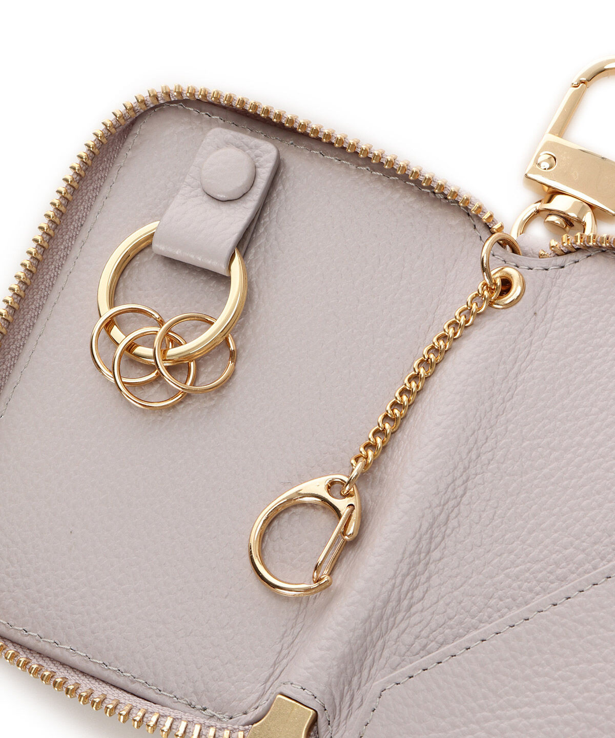 Samantha Thavasa Petit Choice「クリアハートビジュー キーケース」|キーケース|