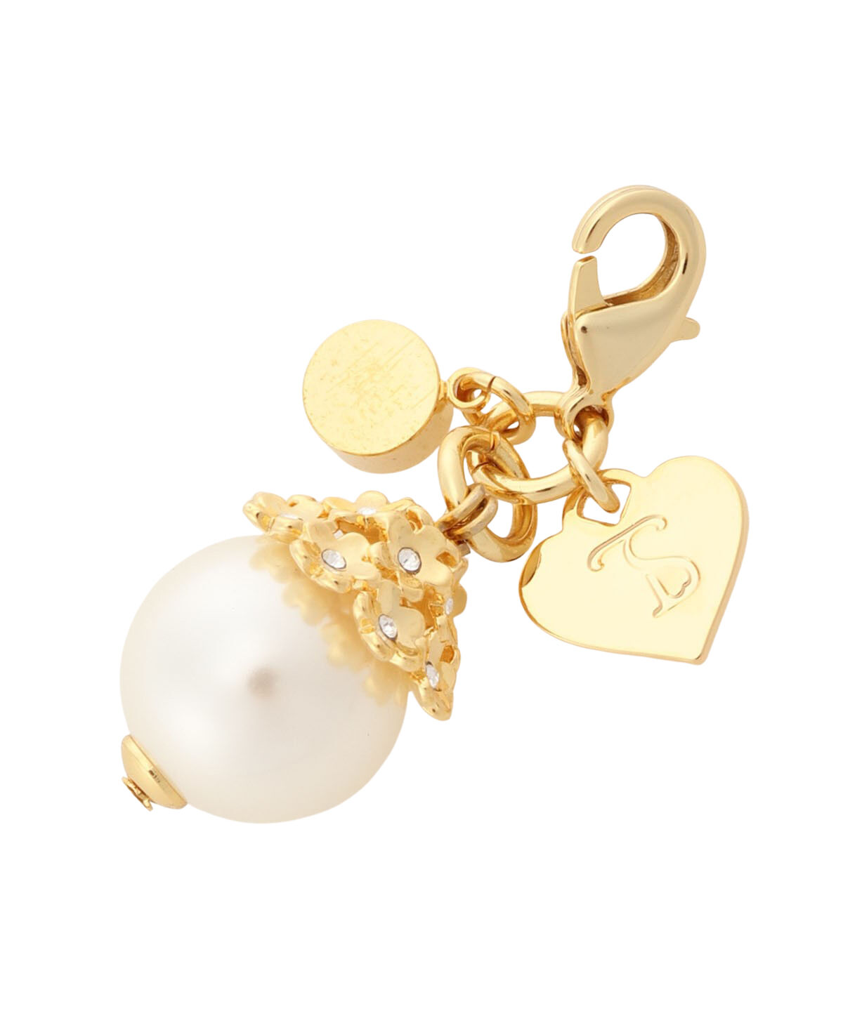 Samantha Thavasa Petit Choice「パールフラワーファスナーチャーム」|チャーム・キーホルダー|