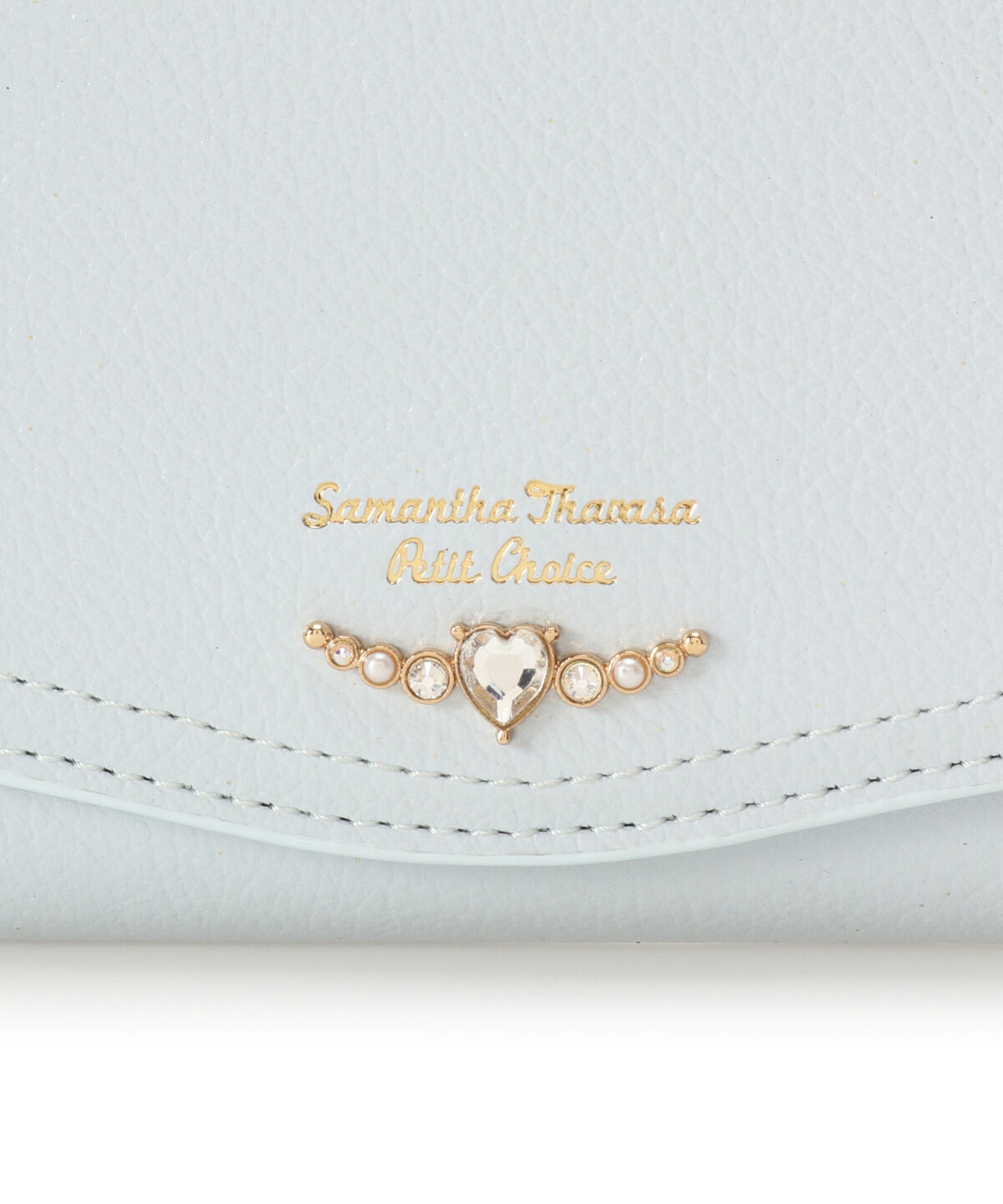 Samantha Thavasa Petit Choice「クリアハートビジュー 折財布」|財布|