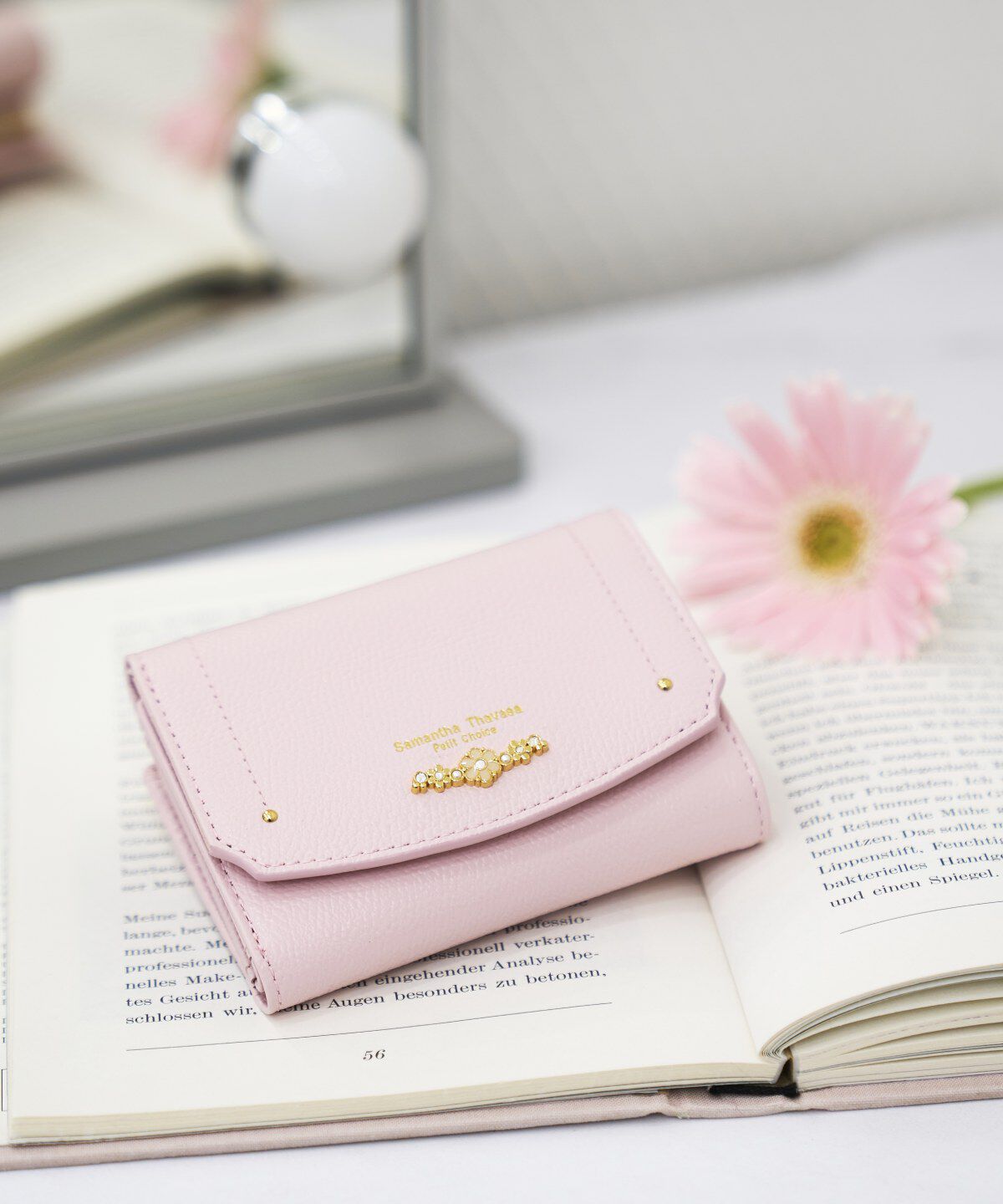 Samantha Thavasa Petit Choice「フラワーアーチ 折財布」|財布|