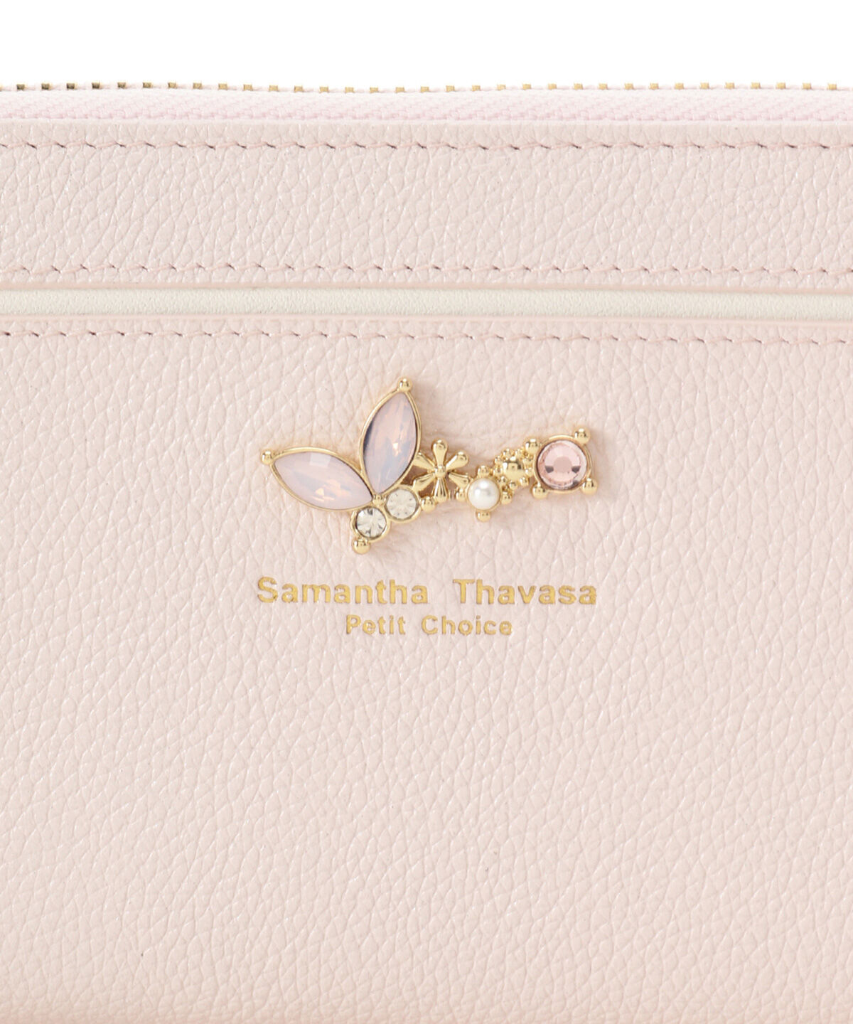 Samantha Thavasa Petit Choice「バタフライビジュー 長財布」|財布|