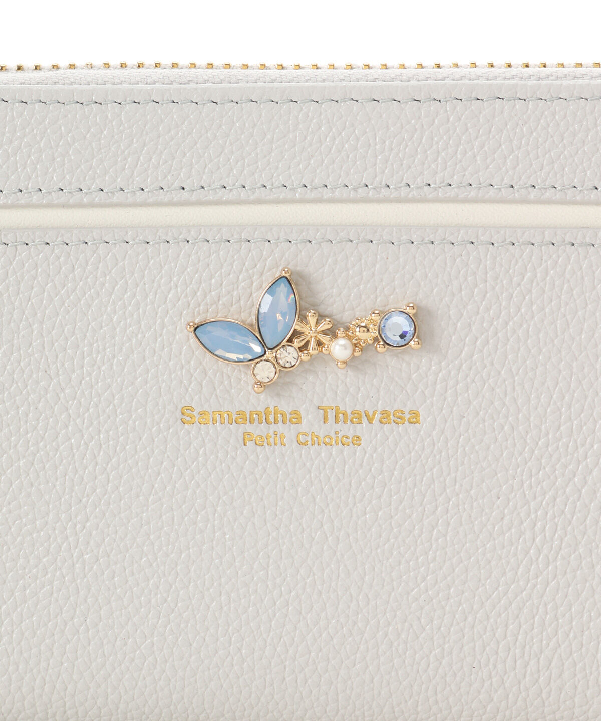 Samantha Thavasa Petit Choice「バタフライビジュー 長財布」|財布|