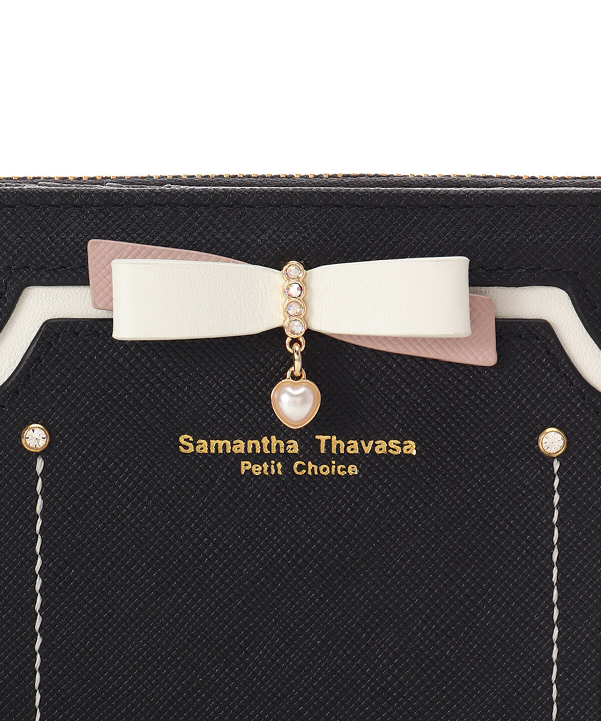 Samantha Thavasa Petit Choice「バイカラーリボン 折財布」|財布|