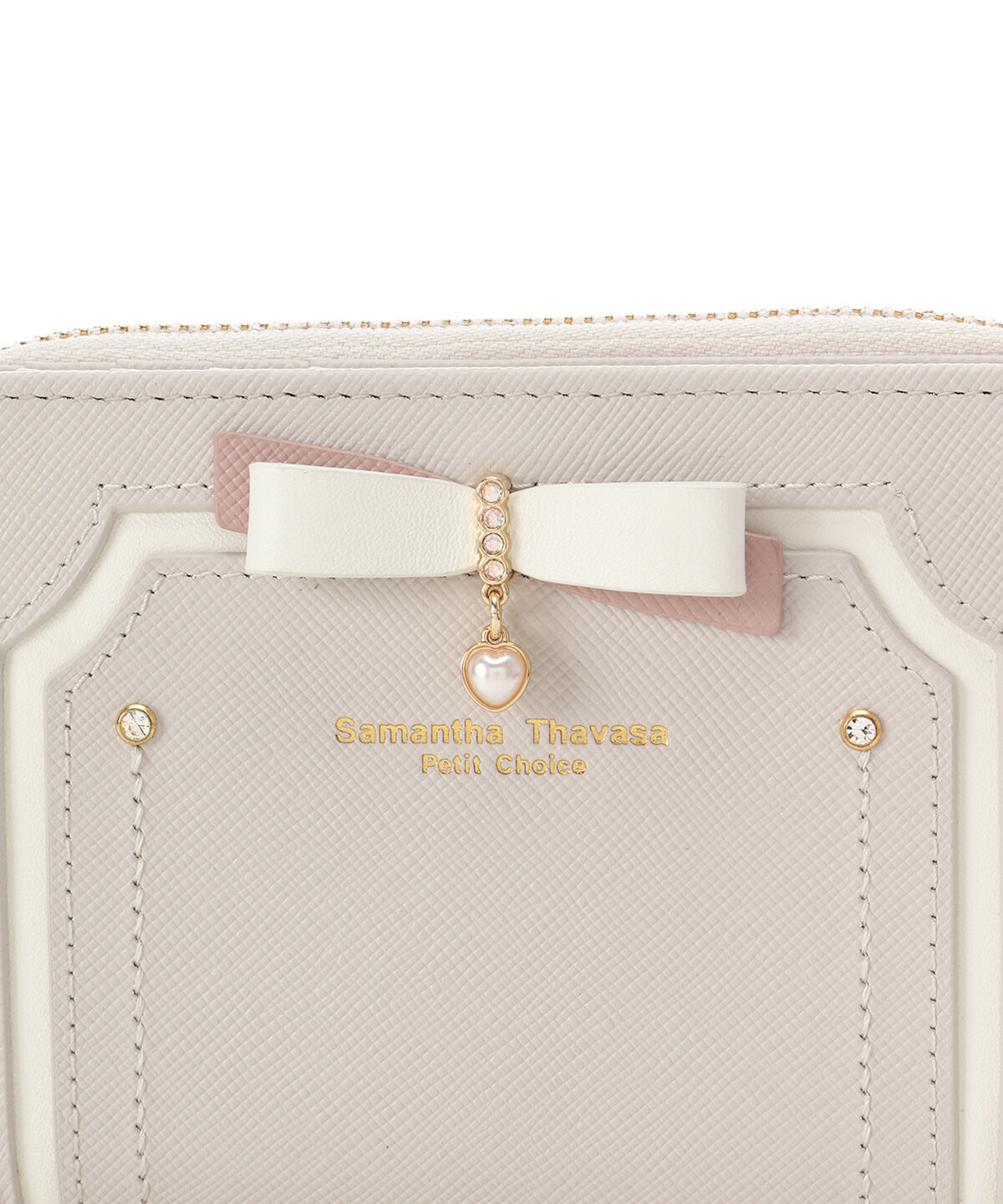 Samantha Thavasa Petit Choice「バイカラーリボン 折財布」|財布|