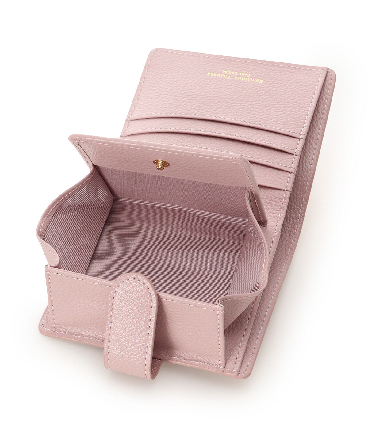 Samantha Thavasa Petit Choice「シンプル薄マチ BOX折財布」|財布|