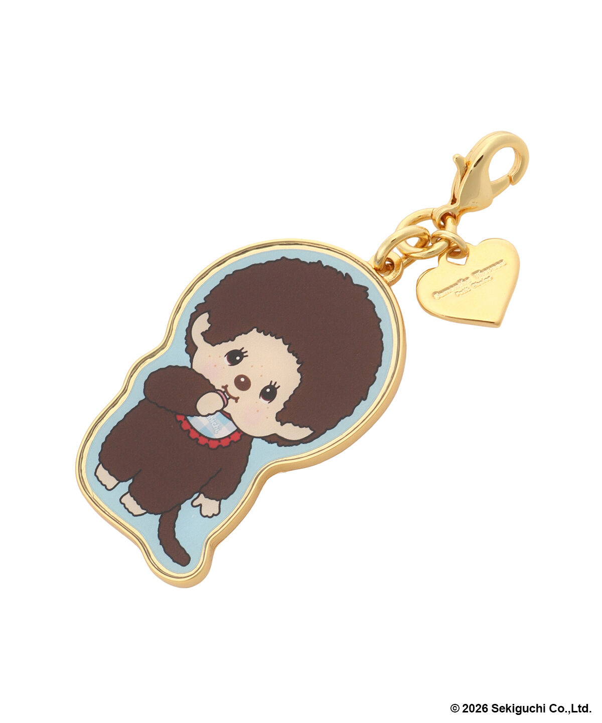 Samantha Thavasa Petit Choice「『モンチッチ』コレクション 「モンチッチくん」ファスナーチャーム」|チャーム・キーホルダー|ゴールド