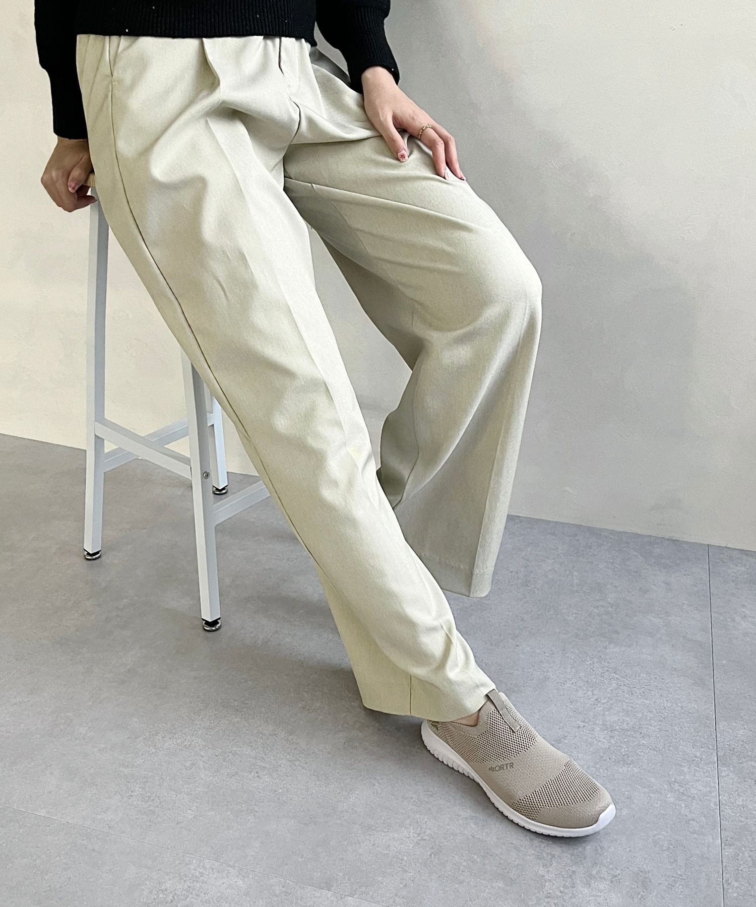 ORiental TRaffic「【累計19万足突破 】 ニット スニーカー /3709 柔らかい 伸縮性 軽量」|スニーカー|