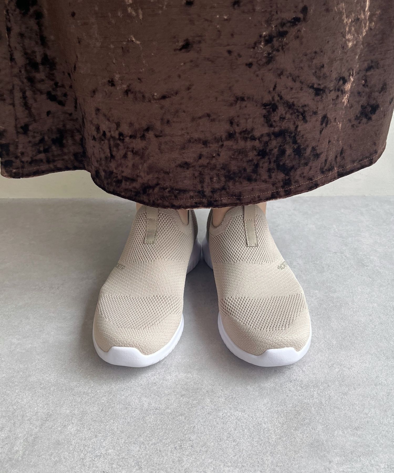 ORiental TRaffic「【累計19万足突破 】 ニット スニーカー /3709 柔らかい 伸縮性 軽量」|スニーカー|