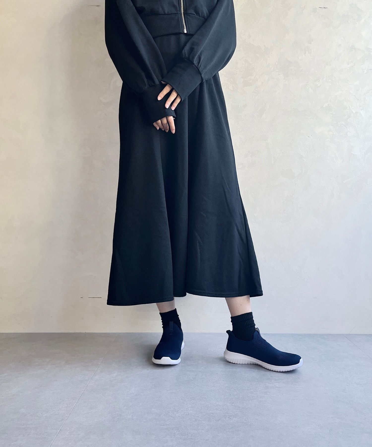 ORiental TRaffic「【累計19万足突破 】 ニット スニーカー /3709 柔らかい 伸縮性 軽量」|スニーカー|