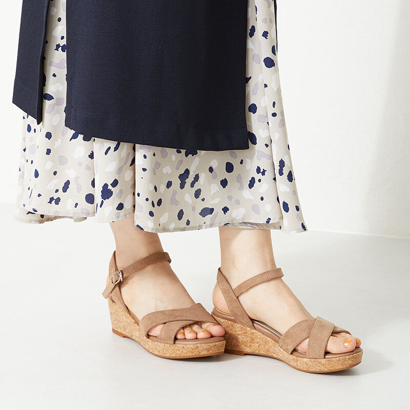 WA Oriental TRaffic「【アウトレット価格】クロスウエッジサンダル/32208」|パンプス|