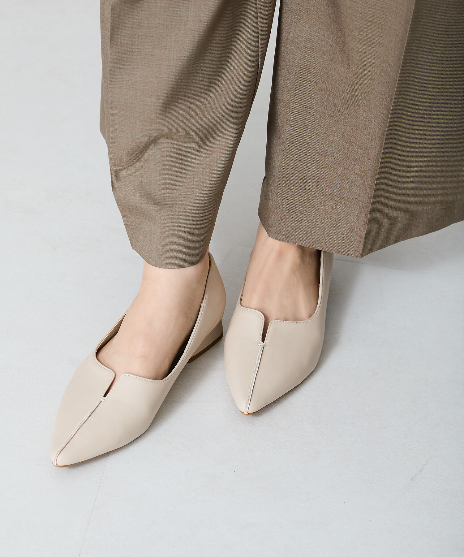 ORiental TRaffic「【WEB限定/累計2万足突破】フレア ヒール ポインテッドトゥ パンプス /45301 ヒール2.8ｃｍ 通勤靴 」|パンプス|