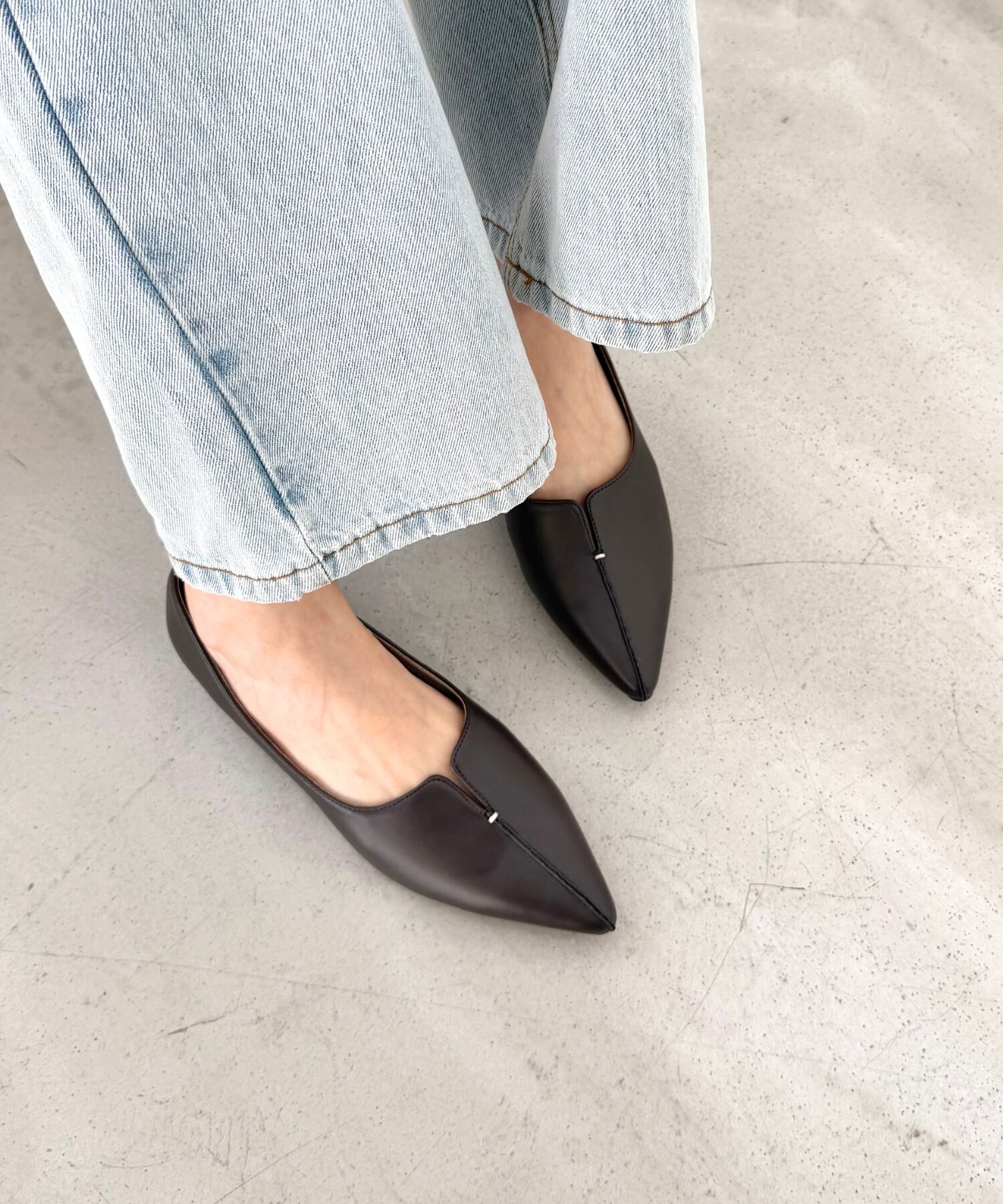 ORiental TRaffic「【WEB限定/累計2万足突破】フレア ヒール ポインテッドトゥ パンプス /45301 ヒール2.8ｃｍ 通勤靴 」|パンプス|