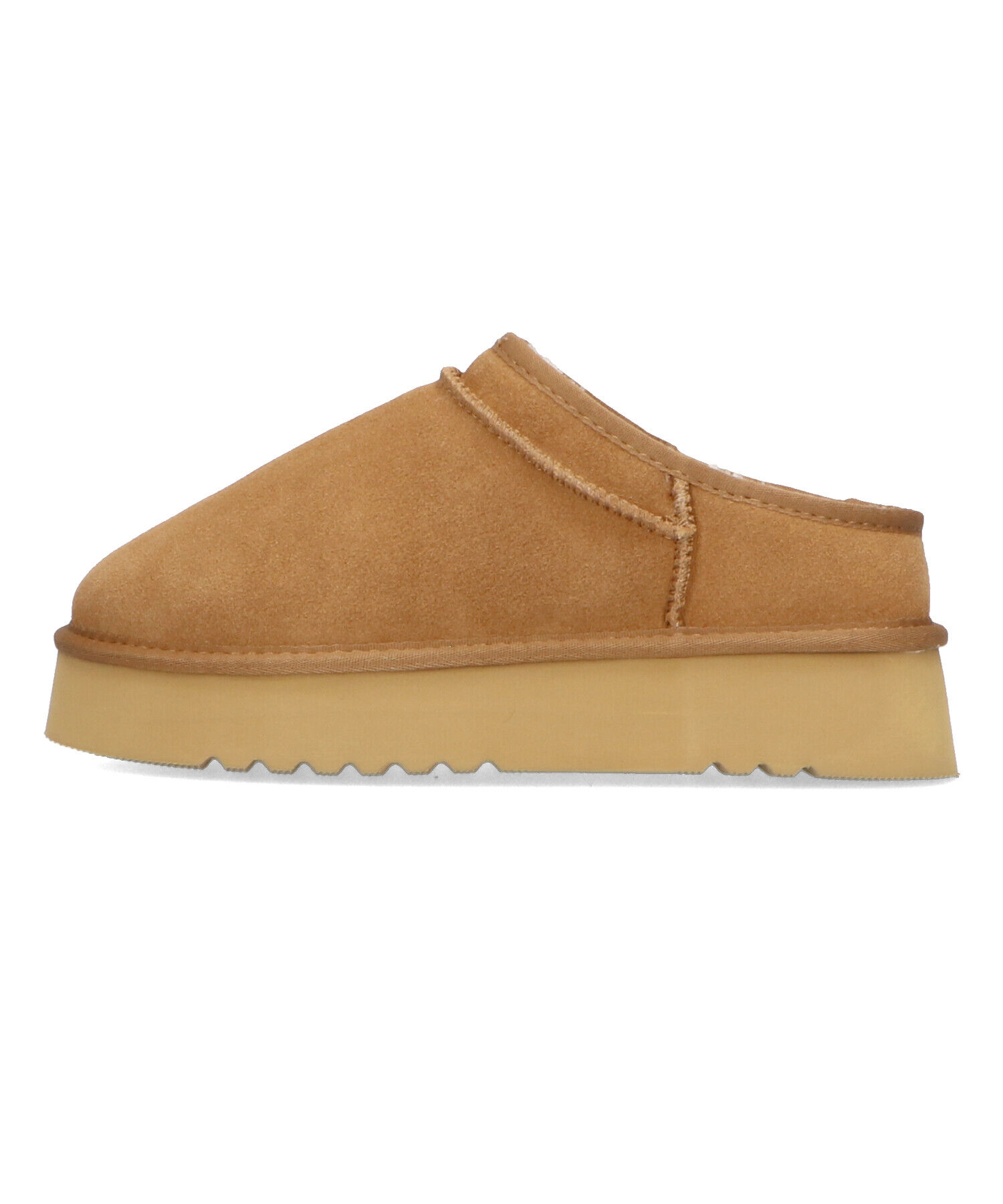 ORiental TRaffic「厚底 ムートン スリッポン シューズ/41320」|ショートブーツ|