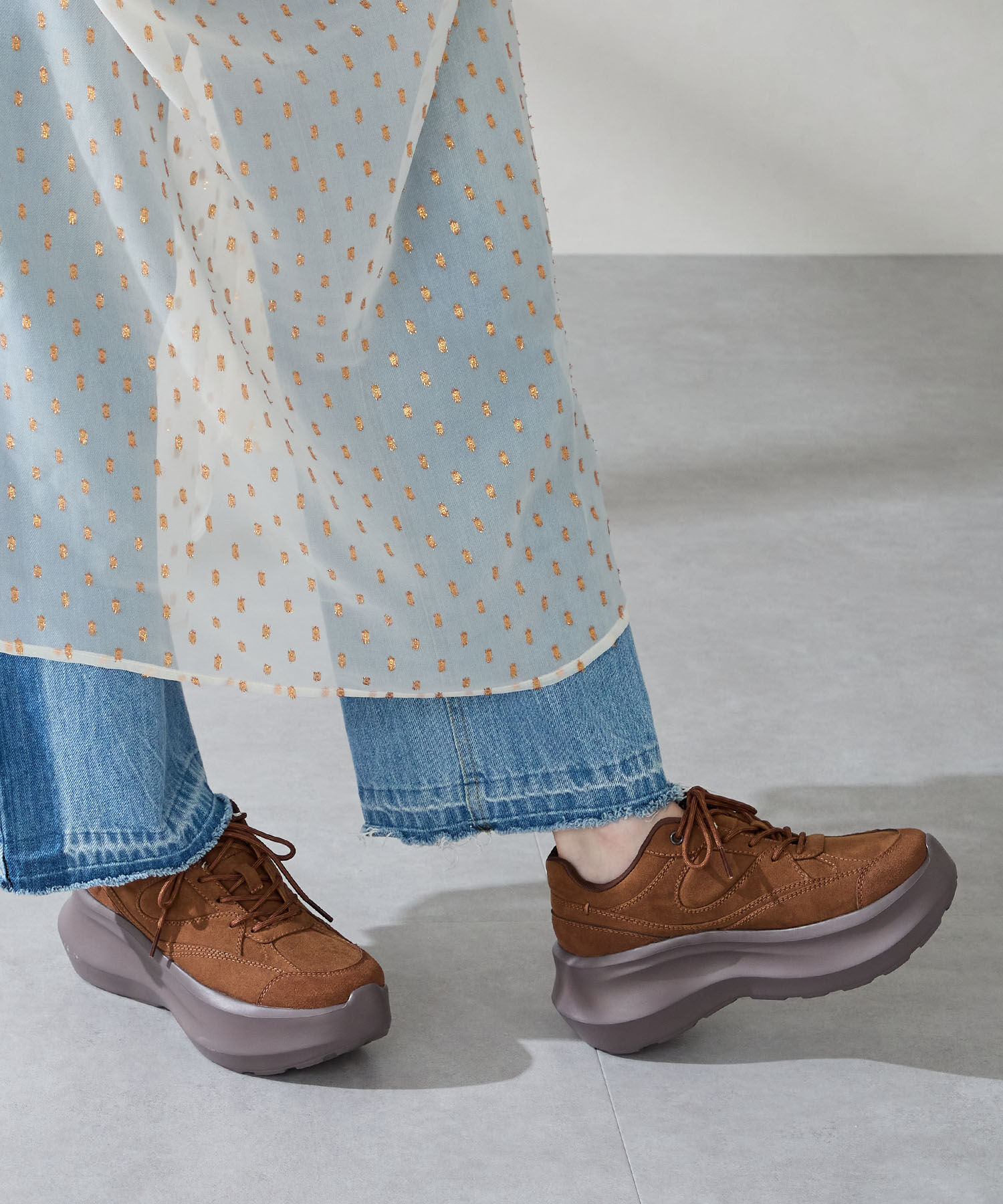 ORiental TRaffic「スエードボリュームソールスニーカー/OT3774」|スニーカー|