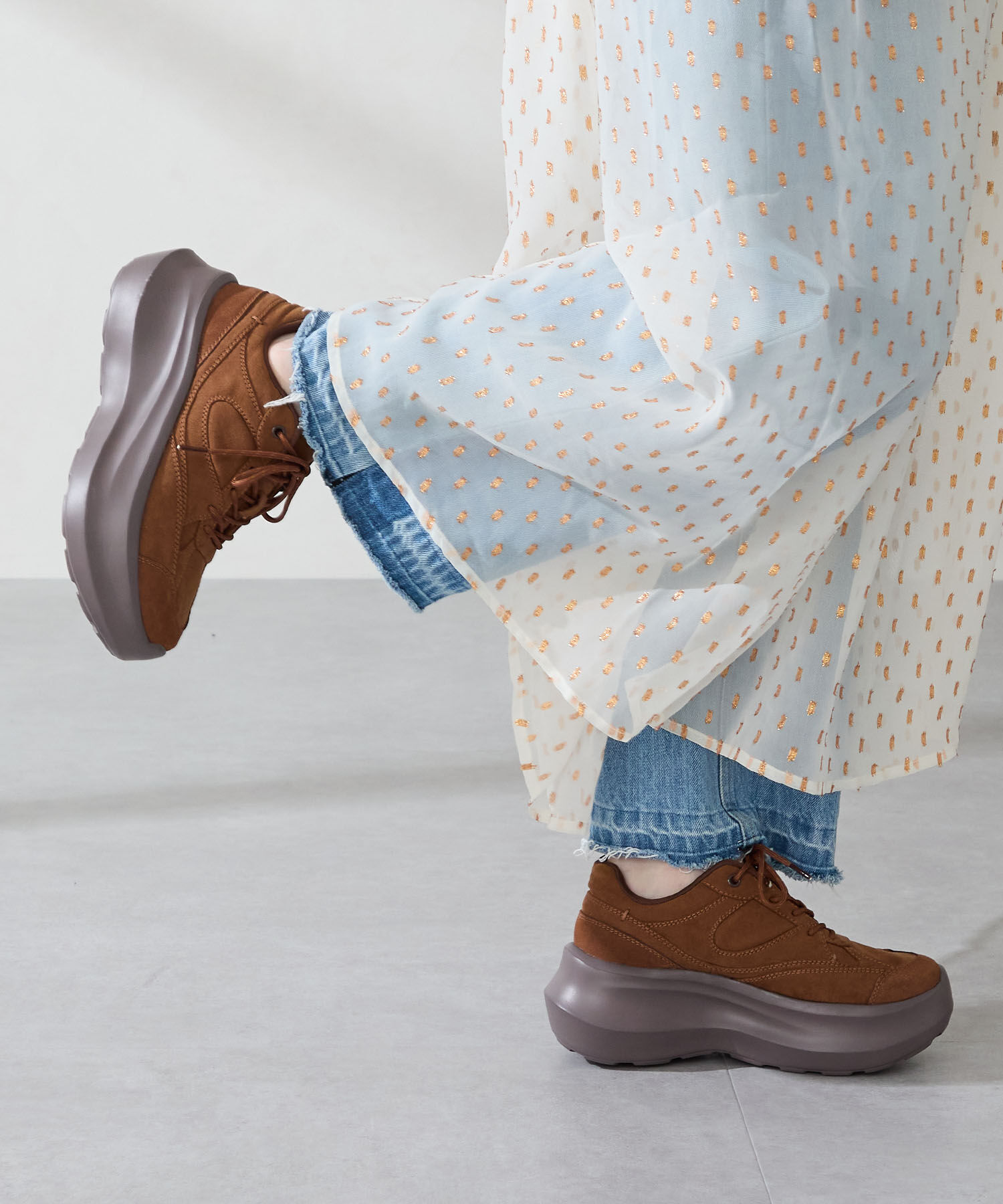 ORiental TRaffic「スエードボリュームソールスニーカー/OT3774」|スニーカー|