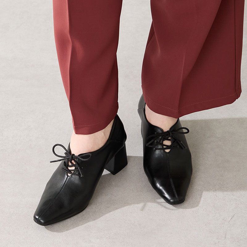 ORiental TRaffic「レースアップバブーシュパンプス/51322」|パンプス|