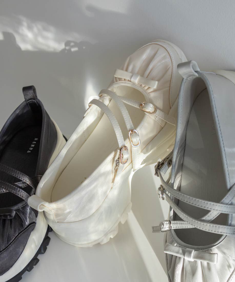  「ボリュームソールクロスベルトスニーカー」|スニーカー|