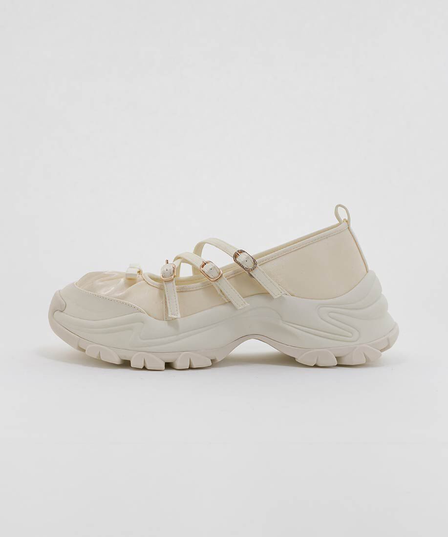  「ボリュームソールクロスベルトスニーカー」|スニーカー|