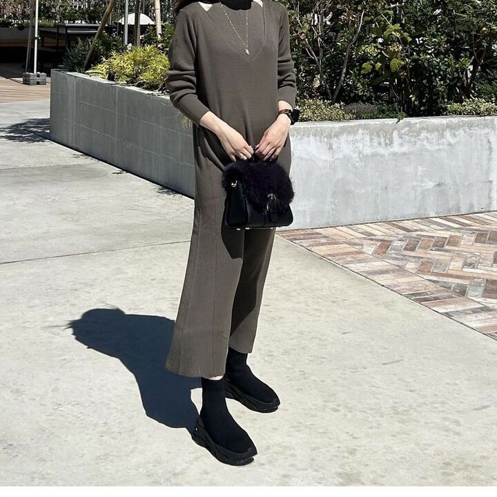 プラスダイアナ「ソックススニーカー　MF65542」|スニーカー|